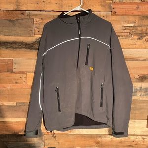 CAT zip up coat mens L